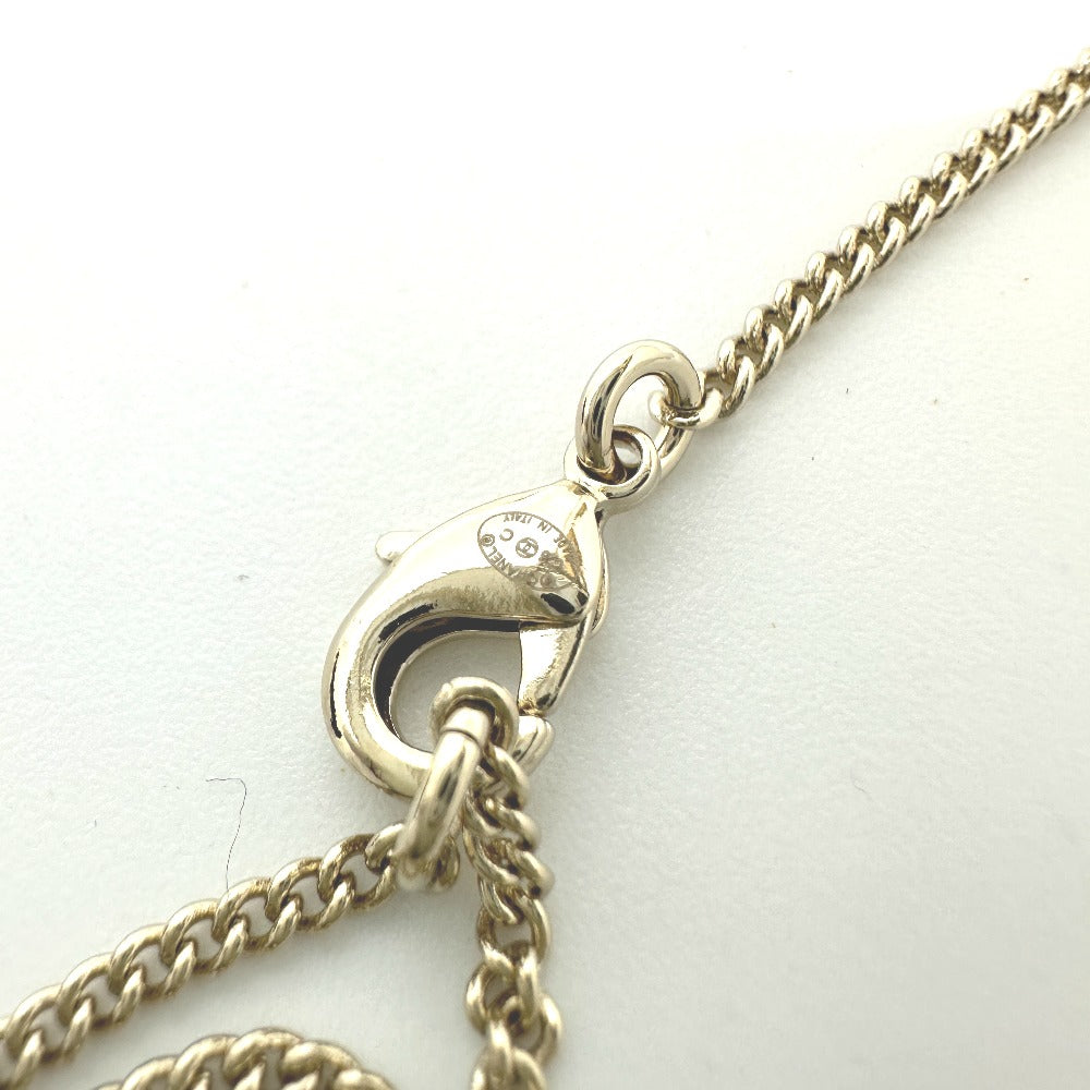 CHANEL G26 バンビ フェイクパール ネックレス メタル レディース ゴールド