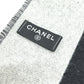 CHANEL ココマーク バイカラー アパレル小物 マフラー ウール レディース ブラック