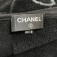 CHANEL ココマーク CC ロゴ マトラッセ キルティング 大判 バスタオル タオル 雑貨 タオル コットン レディース ブラック