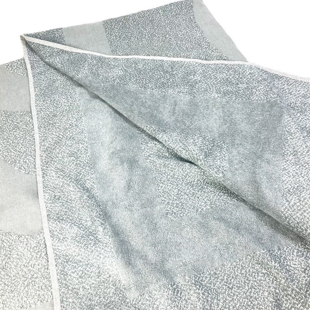 CHANEL スポーツ フリンジ CC ココマーク ビーチタオル バスタオル インテリア ひざかけ ブランケット ブランケット コットン レディース グレー系 - brandshop-reference