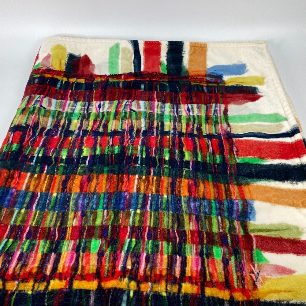 CHANEL 16C 総柄 バスタオル インテリア ひざかけ ブランケット ビーチタオル タオル コットン レディース マルチカラー - brandshop-reference