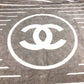 CHANEL ロゴ ストライプ CC ココマーク バスタオル インテリア ひざかけ ブランケット タオル コットン レディース グレー系 - brandshop-reference