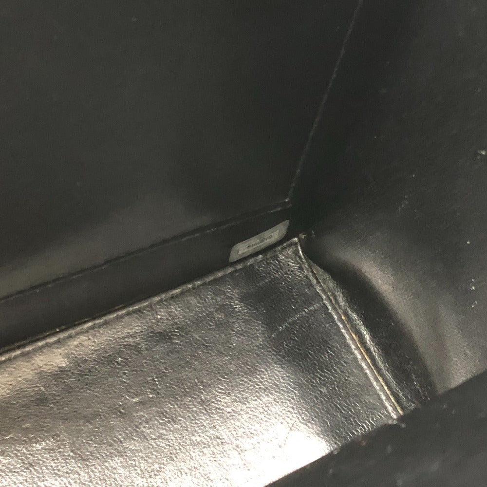 CHANEL Matelasse Coco Mark Chain Back Shoulder Bag Bag Shoulder Bag Enamel Women's Black