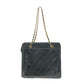CHANEL Matelasse Coco Mark Chain Back Shoulder Bag Bag Shoulder Bag Enamel Women's Black