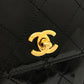 CHANEL Matelasse Coco Mark Chain Back Shoulder Bag Bag Shoulder Bag Enamel Women's Black