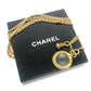 CHANEL ヴィンテージ ルーペ チェーン アクセサリー チャーム付き チェーン ネックレス メタル レディース ゴールド