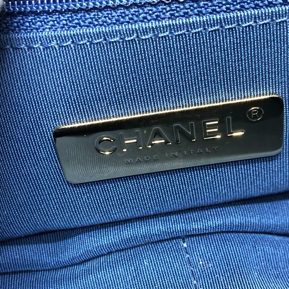 CHANEL ムートン マトラッセ CHANEL19 2トーンチェーン 2WAYバッグ カバン バッグ ショルダーバッグ ハンドバック 斜め掛け ショルダーバッグ ムートン レディース ブルー - brandshop-reference