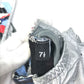 CHANEL 16S CC Coco Mark Airline Fingerless Leather Gloves, Women's, Silver