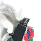 CHANEL 16S CC Coco Mark Airline Fingerless Leather Gloves, Women's, Silver