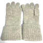 CHANEL CC Coco Mark Gloves, Cashmere, Women's, Beige
