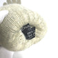 CHANEL CC Coco Mark Gloves, Cashmere, Women's, Beige