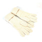 CHANEL Sports Logo CC Coco Mark Long Gloves, Cashmere, Women's, Ivory
