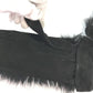 CHANEL Mitten-style CC Coco Mark Fur Nubuck Gloves for Women in Black