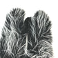 CHANEL Mitten-style CC Coco Mark Fur Nubuck Gloves for Women in Black