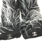 CHANEL Mitten-style CC Coco Mark Fur Nubuck Gloves for Women in Black