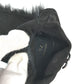 CHANEL Mitten-style CC Coco Mark Fur Nubuck Gloves for Women in Black