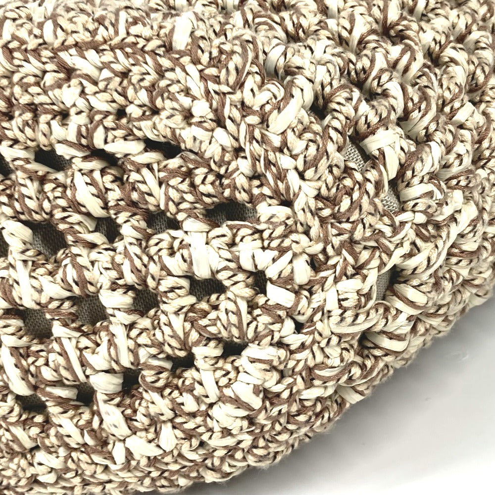 CHANEL CC トートバッグ ココマーク チェーンカゴバッグ スモール チェーンバッグ カバン 肩掛け ショルダーバッグ レザー レディース ブラウン - brandshop-reference