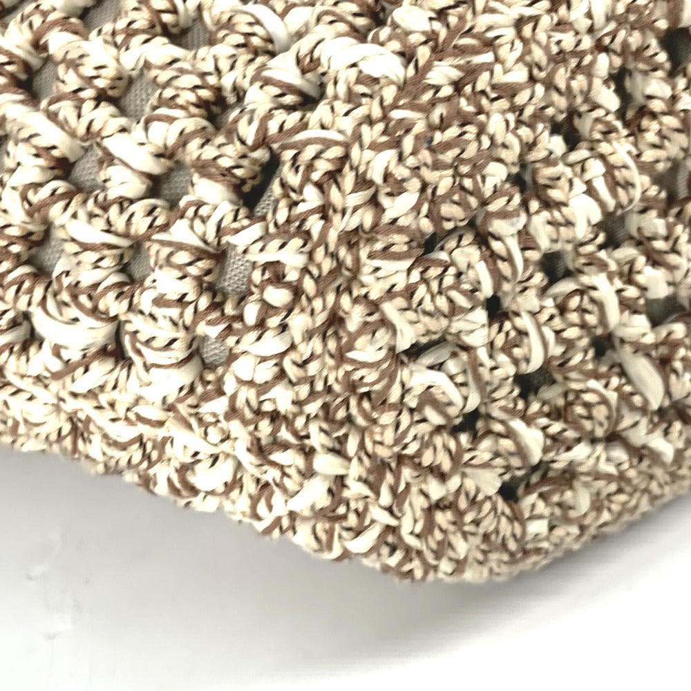 CHANEL CC トートバッグ ココマーク チェーンカゴバッグ スモール チェーンバッグ カバン 肩掛け ショルダーバッグ レザー レディース ブラウン - brandshop-reference