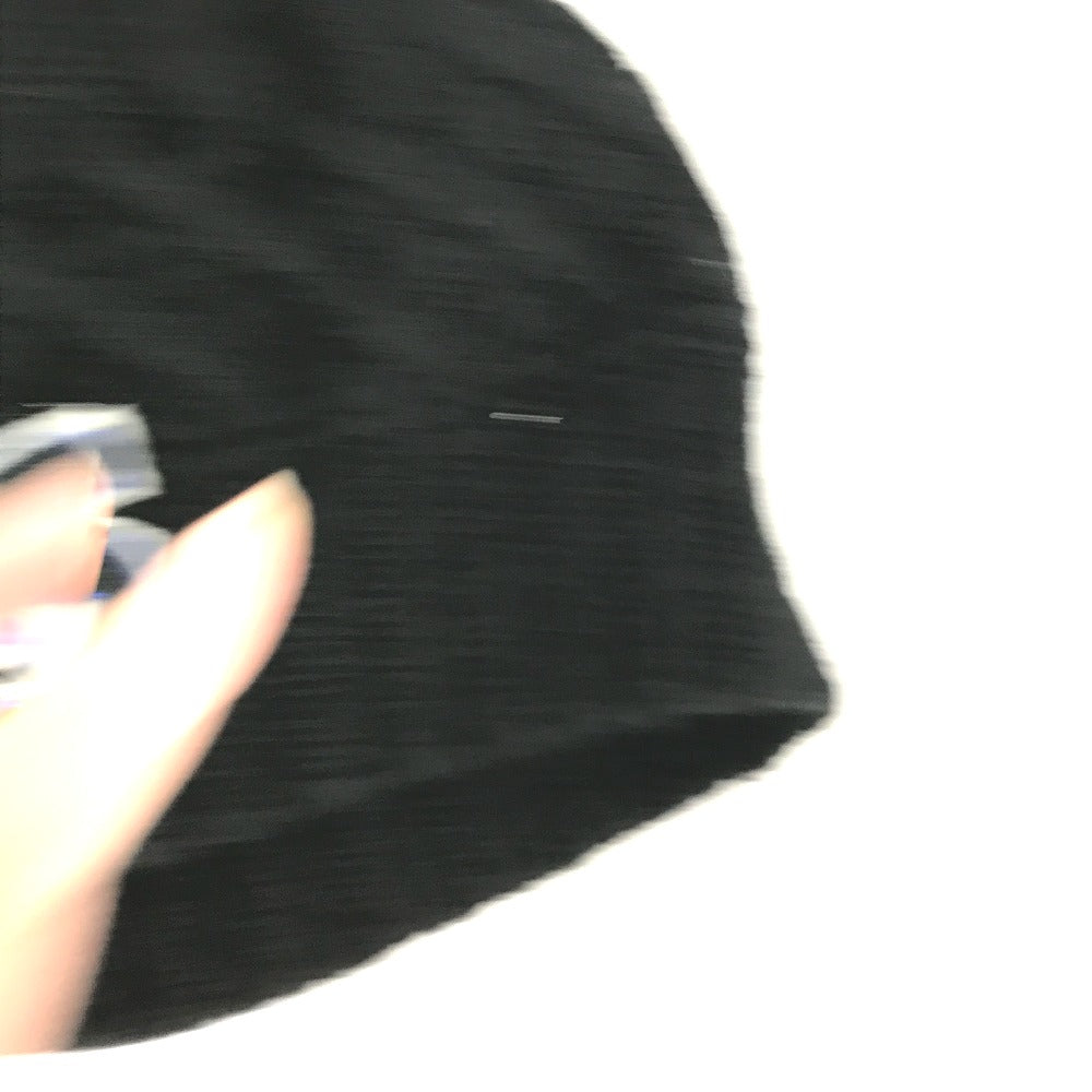 CHANEL No. 5 Logo Beanie Hat, Knit Cap, Cashmere, Women's, Black