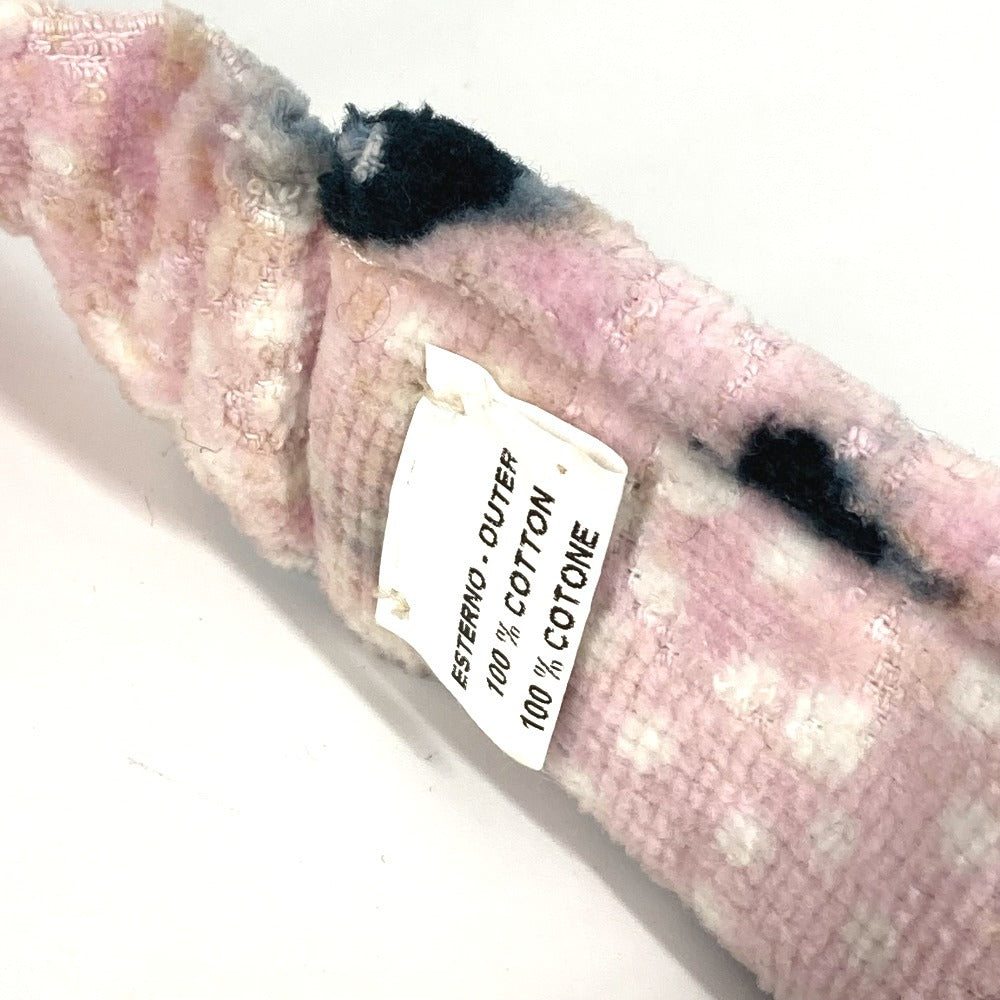 CHANEL パイル CC ココマーク 帽子 バイザー サンバイザー コットン レディース ピンク - brandshop-reference