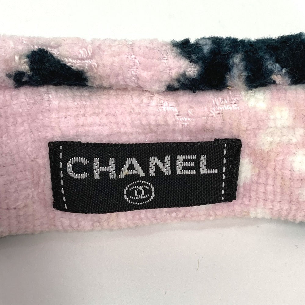 CHANEL パイル CC ココマーク 帽子 バイザー サンバイザー コットン レディース ピンク - brandshop-reference