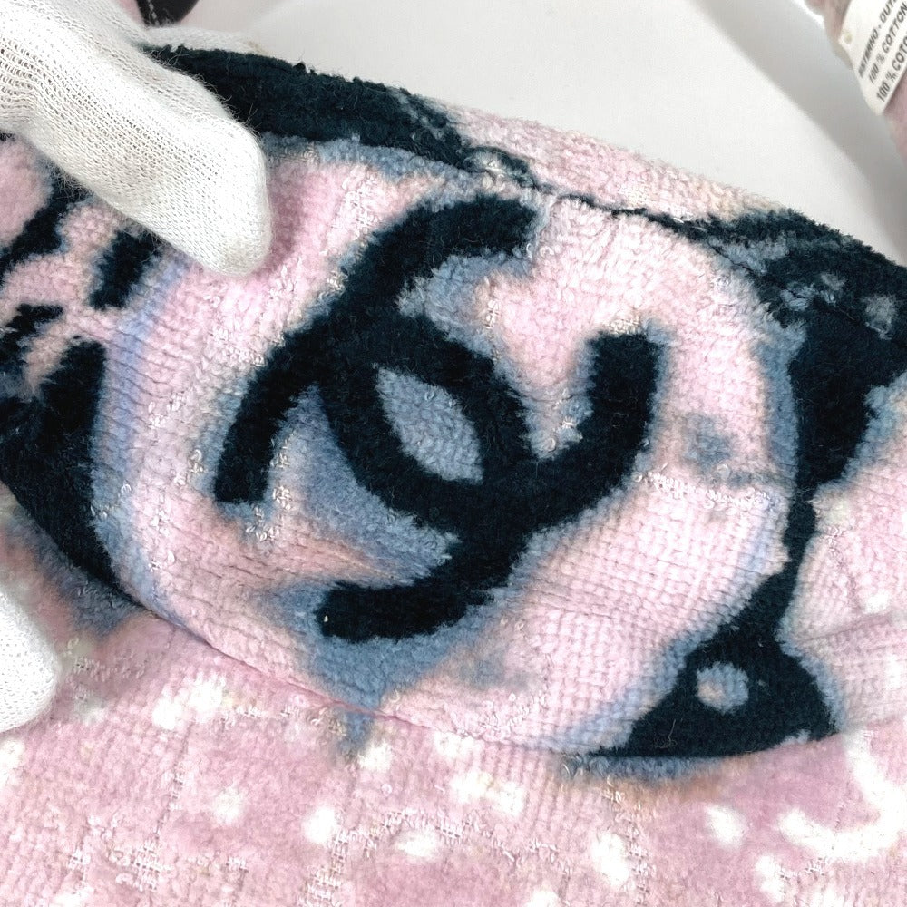 CHANEL パイル CC ココマーク 帽子 バイザー サンバイザー コットン レディース ピンク - brandshop-reference