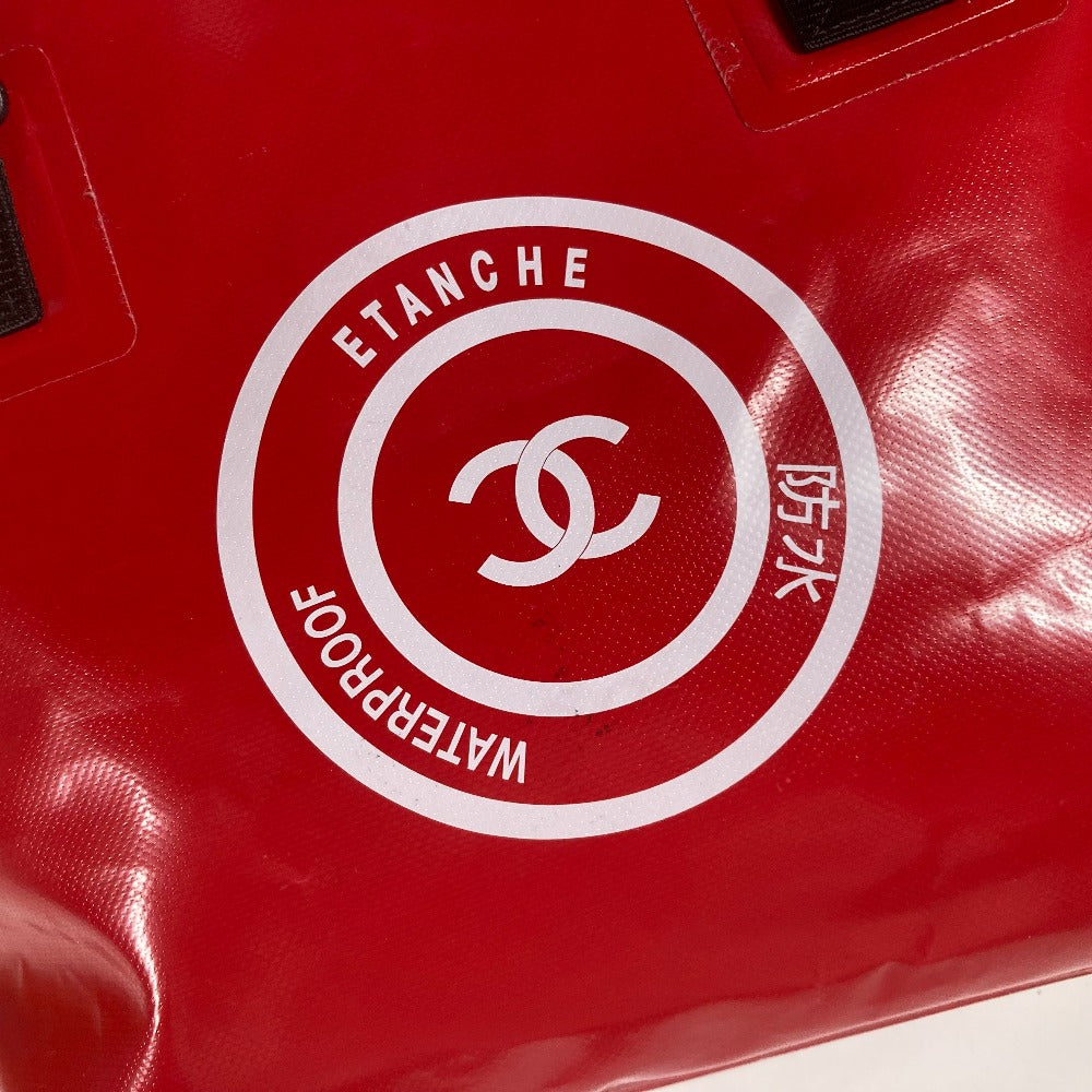 CHANEL 防水 CC ココマーク  ETANCHE  カバン ショルダーバッグ 肩掛け トートバッグ ビニール レディース