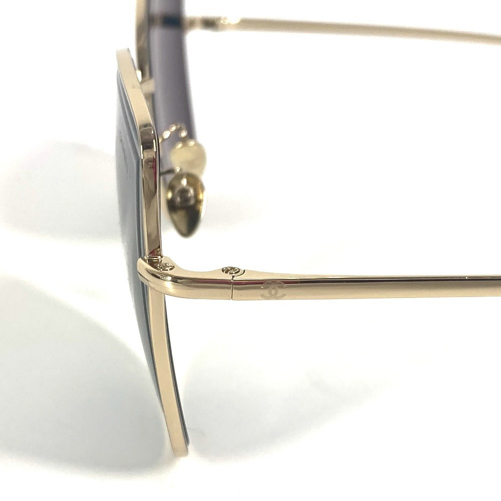 CHANEL 4253 ティアドロップ ロゴ CC ココマーク めがね メガネ アイウェア 眼鏡 サングラス メタル レディース ブラック系 - brandshop-reference