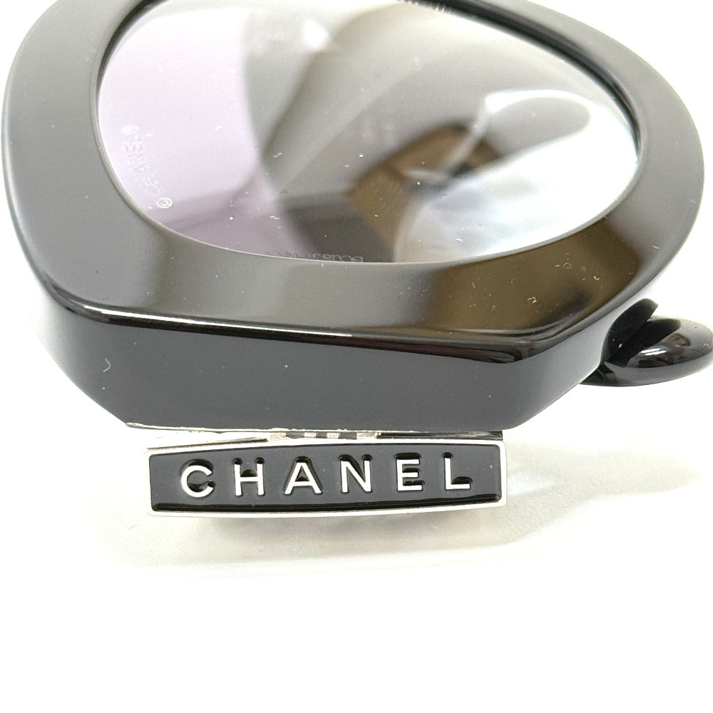 CHANEL 5543-HA ヴェネチアン オーバル シェイプ アイウェア 小物 サングラス プラスチック レディース ブラック - brandshop-reference