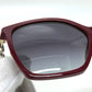 CHANEL 5546-Q-A Coco Mark Chain Square Shape Calfskin Sunglasses Plastic Ladies Red
