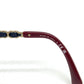 CHANEL 5546-Q-A Coco Mark Chain Square Shape Calfskin Sunglasses Plastic Ladies Red