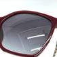 CHANEL 5546-Q-A Coco Mark Chain Square Shape Calfskin Sunglasses Plastic Ladies Red