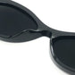 CHANEL 5416-A Coco Mark Fashion Accessory Eyewear Oval Shape Plastic Sunglasses Women's Black