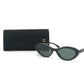 CHANEL 5416-A Coco Mark Fashion Accessory Eyewear Oval Shape Plastic Sunglasses Women's Black