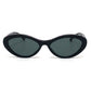 CHANEL 5416-A Coco Mark Fashion Accessory Eyewear Oval Shape Plastic Sunglasses Women's Black