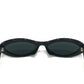 CHANEL 5416-A Coco Mark Fashion Accessory Eyewear Oval Shape Plastic Sunglasses Women's Black