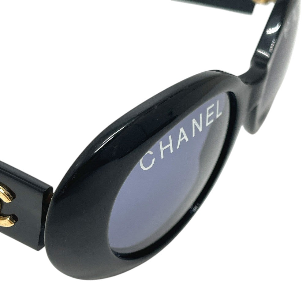 CHANEL 01947 94305 CHANEL PARIS Logo Eyewear Sunglasses Plastic Women's Black