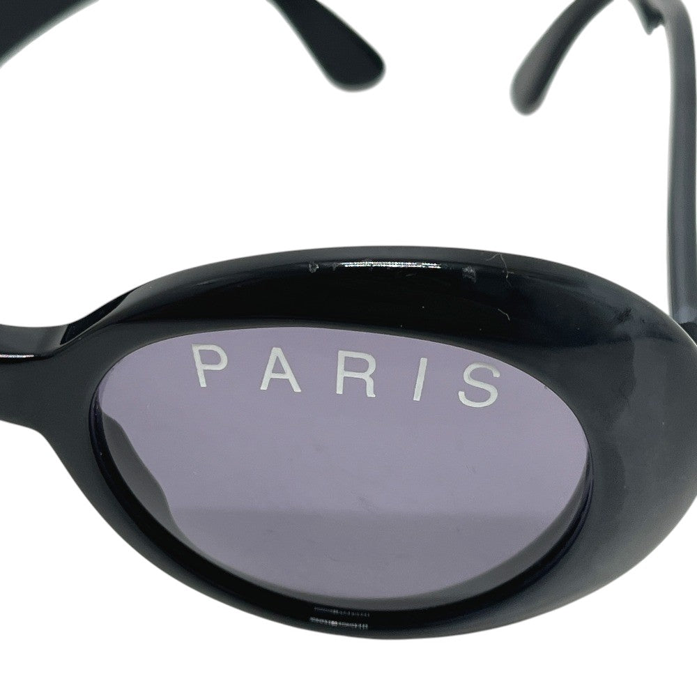 CHANEL 01947 94305 CHANEL PARIS ロゴ アイウェア サングラス プラスチック レディース ブラック