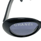 CHANEL 01947 94305 CHANEL PARIS ロゴ アイウェア サングラス プラスチック レディース ブラック