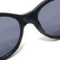 CHANEL 05974 CC Mark Eyewear Oval Blue Lens Vintage sunglasses Plastic Black Used
