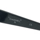 CHANEL 05974 CC Mark Eyewear Oval Blue Lens Vintage sunglasses Plastic Black Used