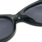 CHANEL 05974 CC Mark Eyewear Oval Blue Lens Vintage sunglasses Plastic Black Used