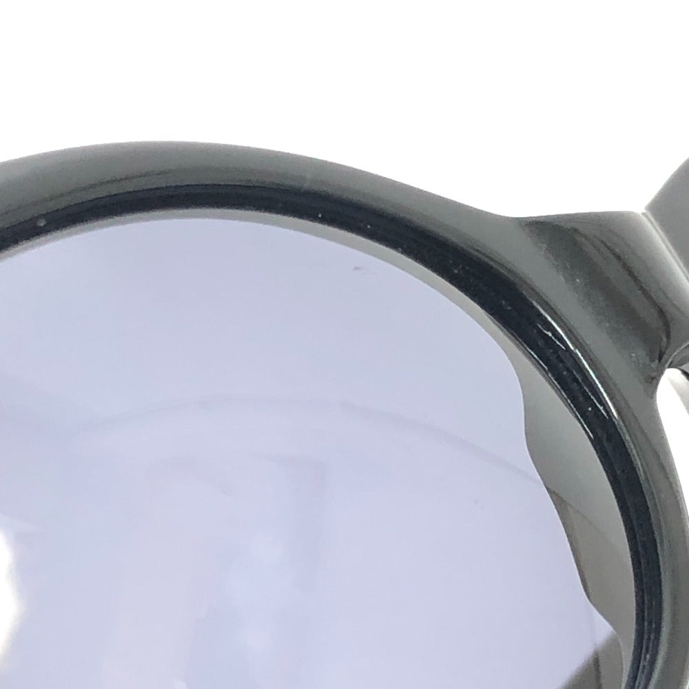 CHANEL 05974 CC Mark Eyewear Oval Blue Lens Vintage sunglasses Plastic Black Used