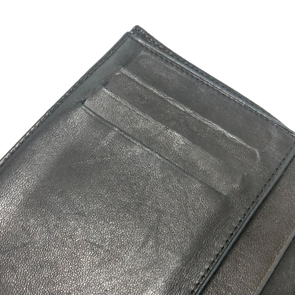 CHANEL CC Mark Stitch Short wallet, mini wallet, coin purse with clasp Folded wallet Caviar Leather Black Used