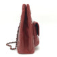 CHANEL Chocolate Bar 2.55 Bag Chain Shoulder Bag Shoulder Tote Bag Lambskin Ladies Red