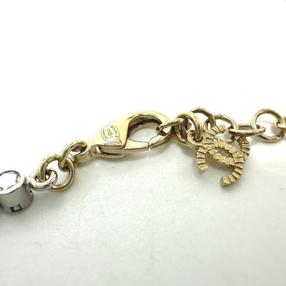 CHANEL ABE913 25Ｃ コスチューム パール & ストラス マリンテイスト ラインストーン ネックレス メタル レディース ゴールド - brandshop-reference