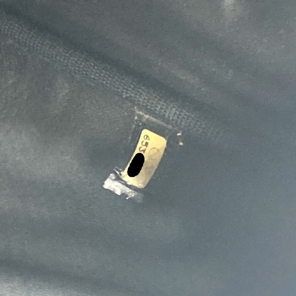 CHANEL パンチングロゴ トリプルココ CC ココマーク ビッグ カバン ハンドバッグ エナメル レディース ブラック - brandshop-reference