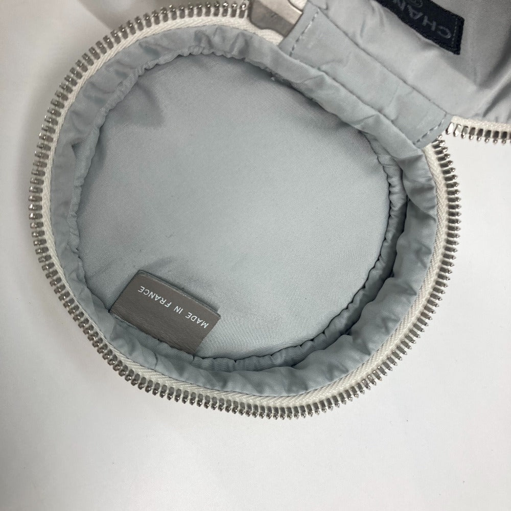 CHANEL スポーツ ペットボトル入れ CC ココマーク ボトルホルダー 斜め掛け ショルダーバッグ ナイロン レディース ホワイト - brandshop-reference