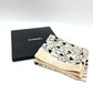 CHANEL Pumps Motif Apparel Accessories Stole Large Scarf Silk Women's Beige