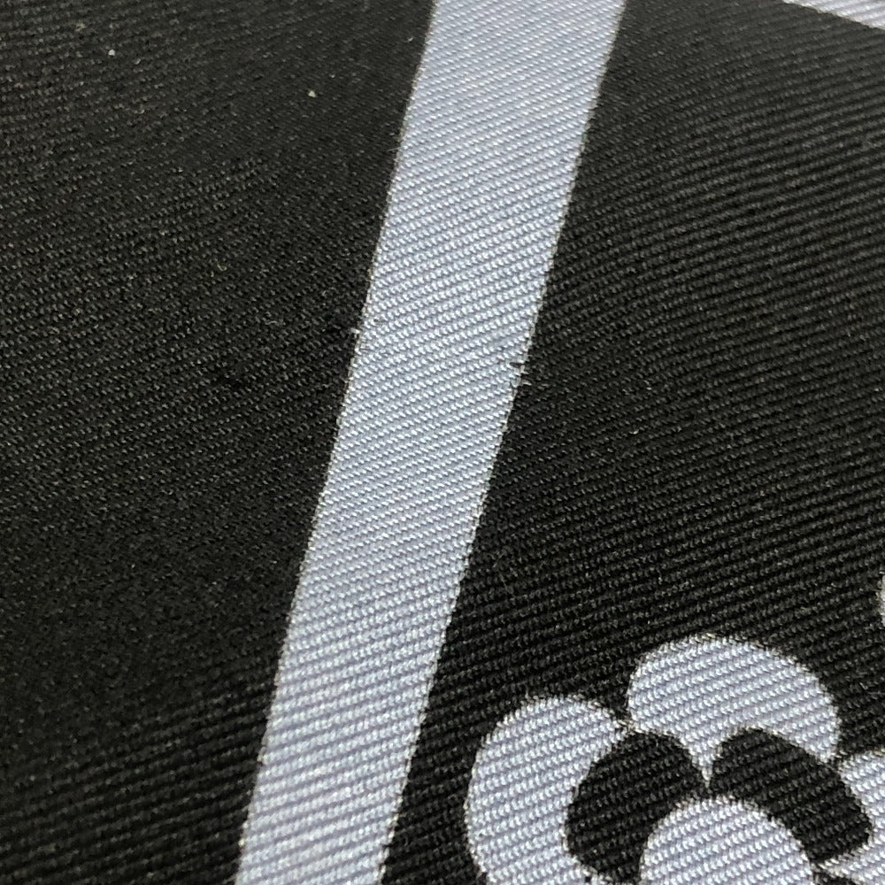 CHANEL ポップ マルチデザイン ファッション小物 大判 スカーフ シルク レディース ブラック